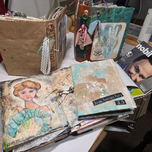 Junk journals are a great way to use things you would usually trash.